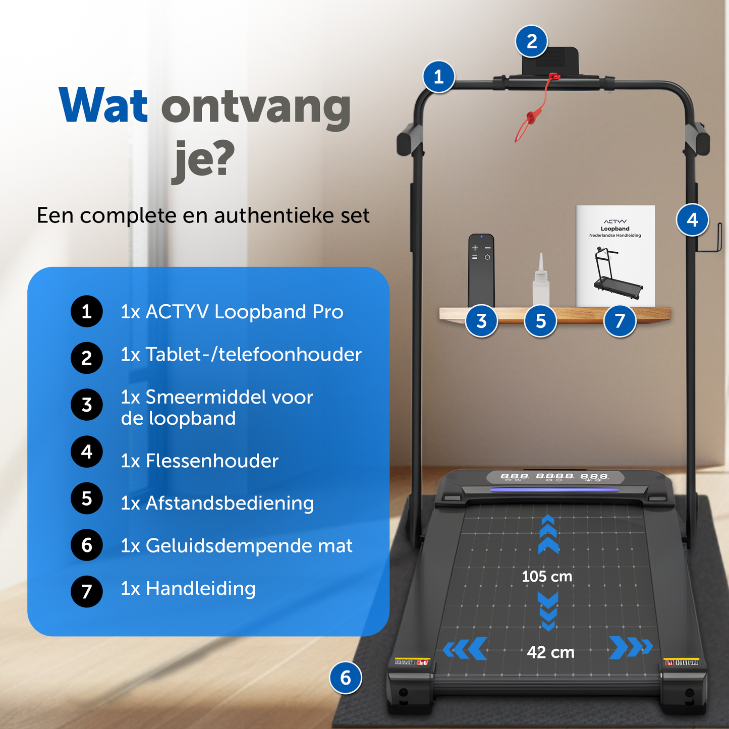 ACTYV Pro V3 Incline - met Helling 1-12km/u